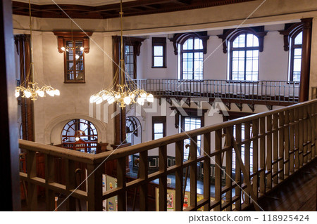 被指定為重要歷史文化遺產的紅磚建築的內部景觀 被指定為重要歷史文化遺產的紅磚建築的內部景觀 118925424