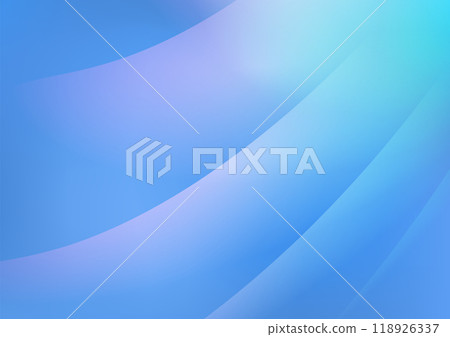 神秘的藍色和綠色漸變抽象向量背景圖，如北極光 118926337