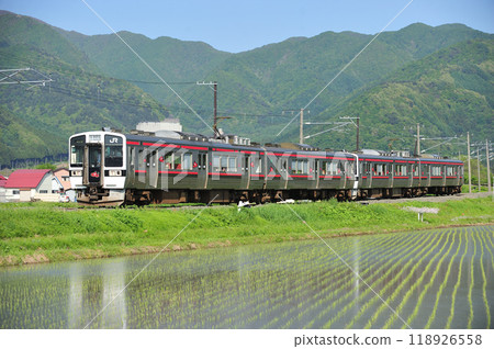 磐越西線 川下田豬苗代 JR 東日本 719 系列 H-15+H-10 編組(仙台) 磐越西線 川下田豬苗代 JR 東日本 719 系列 H-15+H-10 編組(仙台) 118926558