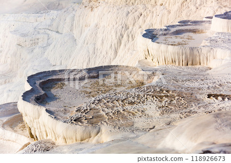 Travertine terraces at Pamukkale 118926673