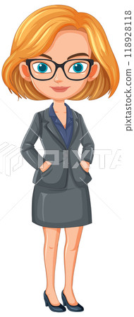 Professional Woman in Business Attire 118928118