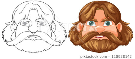 Warrior Character Illustration Warrior Character Illustration 118928142