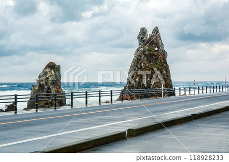 立岩權現，又稱龍貓岩（石川縣輪島市） 118928233