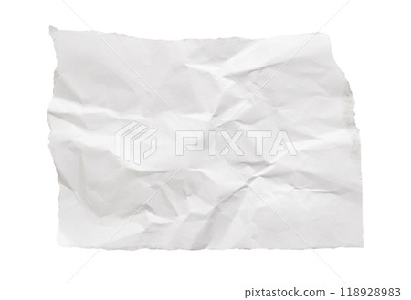 piece of white paper tear isolated on white background piece of white paper tear isolated on white background 118928983