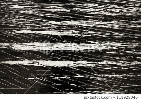 transparent plastic film wrap overlay texture background transparent plastic film wrap overlay texture background 118929040