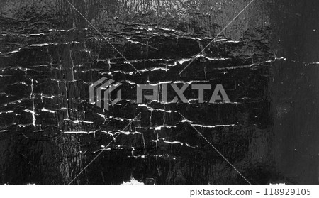 Empty old vintage black scratch torn poster overlay texture background Empty old vintage black scratch torn poster overlay texture background 118929105