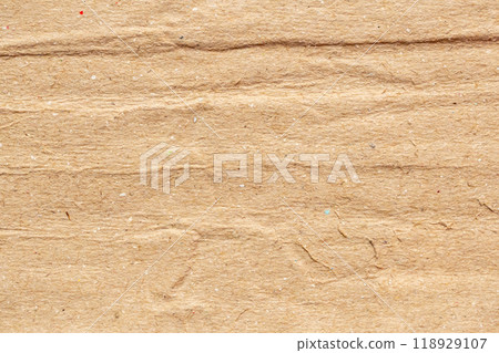 Abstract crumpled and creased recycle brown paper texture background 118929107