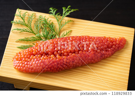 Hokkaido salmon roe Hokkaido salmon roe 118929833