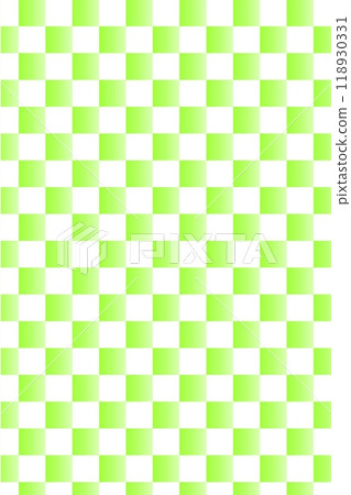 Checkered pattern (green gradation) Checkered pattern (green gradation) 118930331