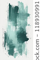 Abstract watercolor hand painted mintgreen colors background 118930991