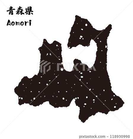 Japan_青森縣郵票風格剪影 Japan_青森縣郵票風格剪影 118930998