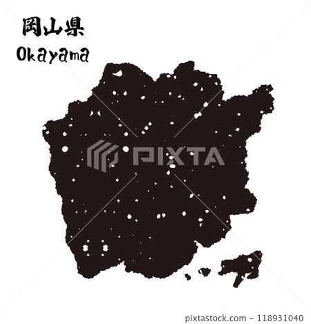 Japan_岡山縣郵票風格剪影 Japan_岡山縣郵票風格剪影 118931040