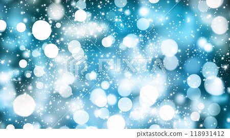 "Blue light sparkling background material." 118931412
