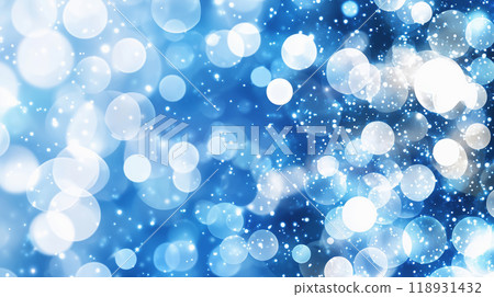 "Blue light sparkling background material." 118931432