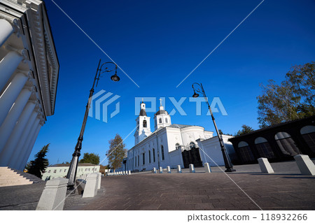 Church of the Life-Giving Spring on Cathedral Square, Arzamas at sunny morning 118932266
