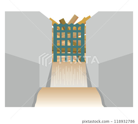 Sand control dam: Permeable sand control dam 118932786