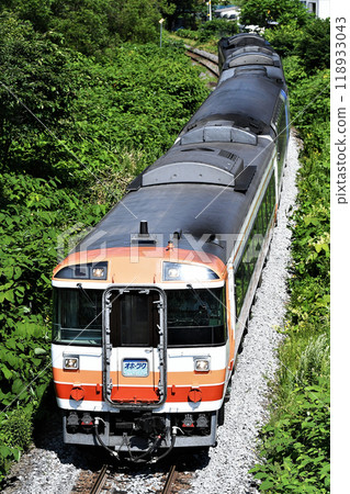 Kiha 183 series express train "Okhotsk" (revival color) Sekihoku Main Line Kiha 183 series express train "Okhotsk" (revival color) Sekihoku Main Line 118933043