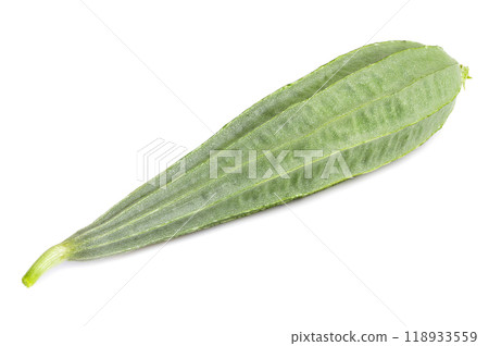fresh luffa acutangula isolated on white background 118933559