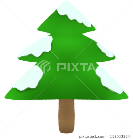 Snow Falling Tree 118933594