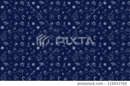 聖誕節插畫背景圖案 聖誕節插畫背景圖案 118933768