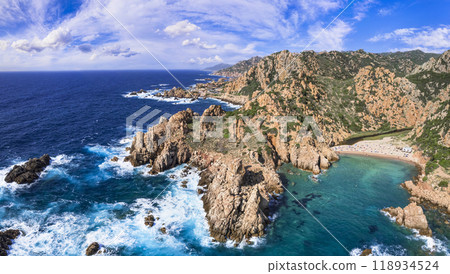 Most beautiful beaches of Saerdegna island , northern part, Costa Paradiso - Cala li Cossi beach Most beautiful beaches of Saerdegna island , northern part, Costa Paradiso - Cala li Cossi beach 118934524