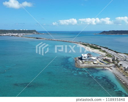 水下道路沿線的海濱車站綾橋館鳥瞰圖 118935848