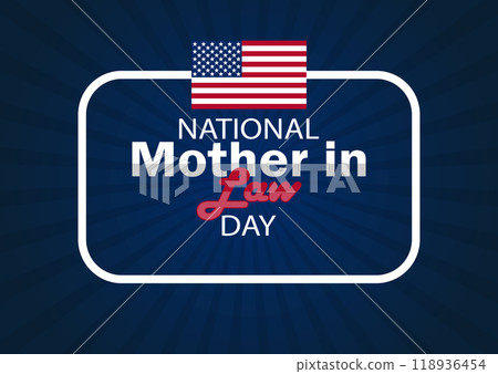 National Mother in Law Day Vector illustration 118936454