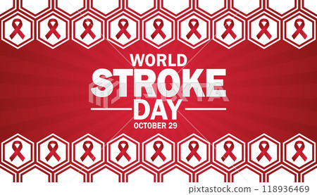 World Stroke Day, background World Stroke Day, background 118936469