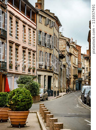 Street in the center of a Lyon in France Street in the center of a Lyon in France 118937491