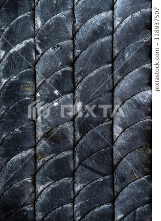 Background texture of black slate 118937507