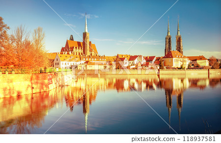 Center historical part of the city Wroclaw 118937581