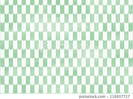 Arrow pattern, watercolor style, green 118937727