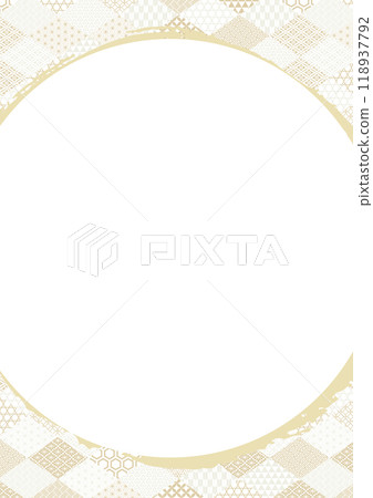 Japanese pattern background 118937792