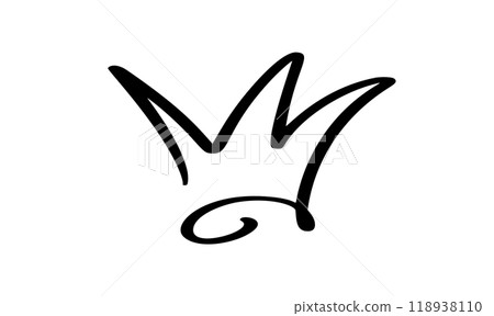 Hand drawn crown icon. Simple Vector Illustration for Design Projects Hand drawn crown icon. Simple Vector Illustration for Design Projects 118938110