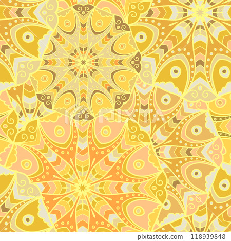 Mandala seamless pattern 118939848