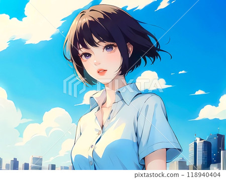 女性和女孩的動漫/漫畫風格插圖 女性和女孩的動漫/漫畫風格插圖 118940404