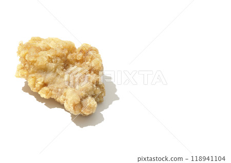 Fried chicken photographed on a white background 118941104