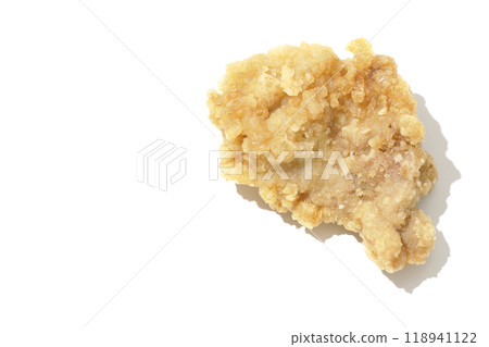Fried chicken photographed on a white background Fried chicken photographed on a white background 118941122