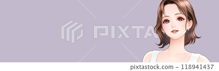 婦女和女孩插畫素材 婦女和女孩插畫素材 118941437