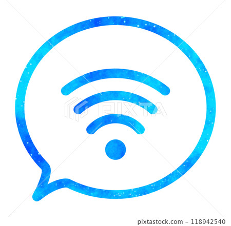 藍色星空 | Wi-Fi 圖示語音氣泡 118942540