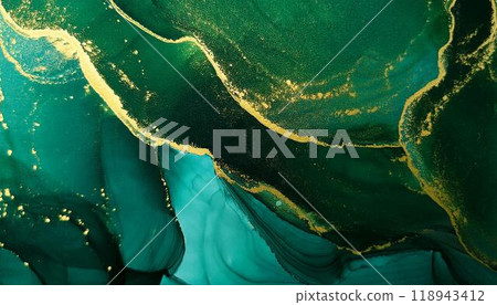 酒精水墨風格背景_深綠4 酒精水墨風格背景_深綠4 118943412