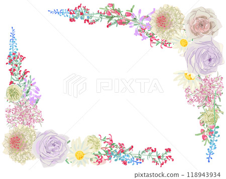 Jewel-like floral frame Jewel-like floral frame 118943934