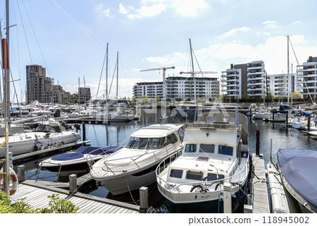 The concept of summer holidays on a yacht. The concept of summer holidays on a yacht. 118945002
