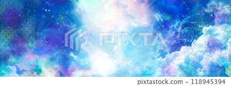 Mysterious heaven background illustration of pastel colored cumulonimbus clouds (vertical composition) Mysterious heaven background illustration of pastel colored cumulonimbus clouds (vertical composition) 118945394