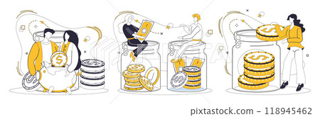 Capital management vector illustration. Success blooms in garden financial prosperity with effective capital management Wealth grows like tree nurtured by soil sound capital planning and development Capital management vector illustration. Success blooms in garden financial prosperity with effective capital management Wealth grows like tree nurtured by soil sound capital planning and development 118945462