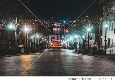 [#Hakodate] Night view from Hachimanzaka 118945883