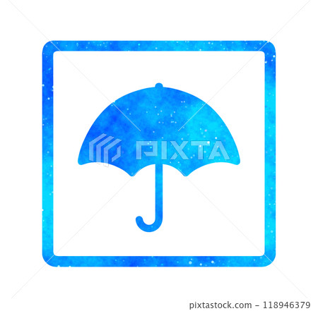 Blue starry sky | Umbrella icon 118946379