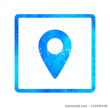 Blue starry sky | Map icon Blue starry sky | Map icon 118946398