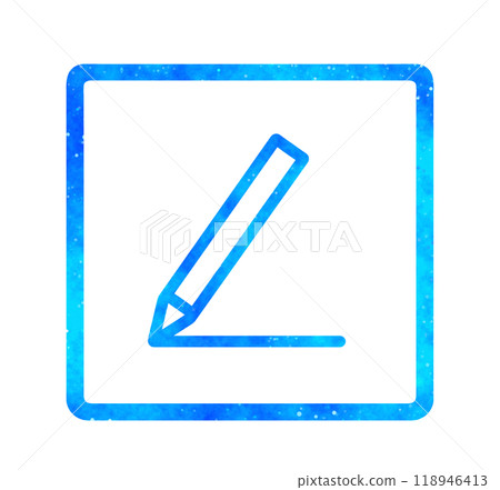 Blue starry sky | Pencil icon Blue starry sky | Pencil icon 118946413