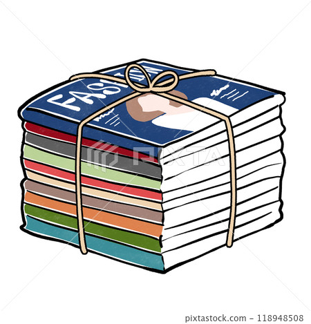 Collection of magazines - Recycling 118948508